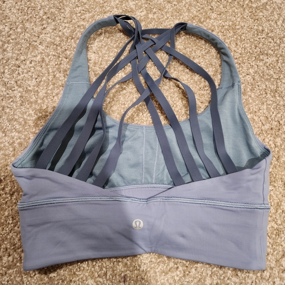 Lululemon Athletica Strappy Blue Tank Top - Picture 2 of 2